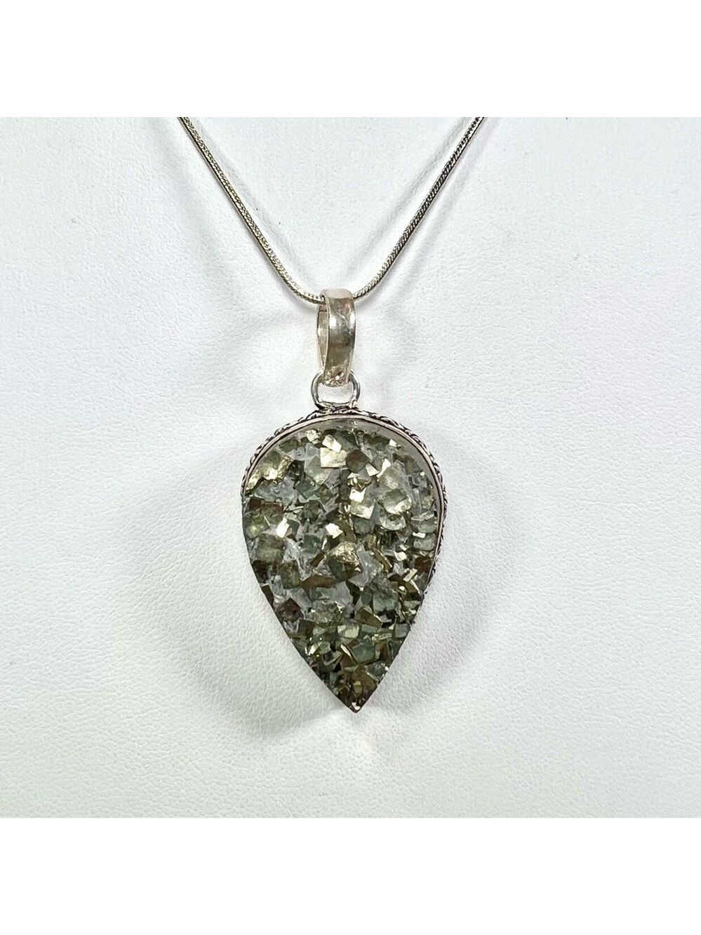 Apache Pyrite “Fools Gold” 925 Gemstone Pendant